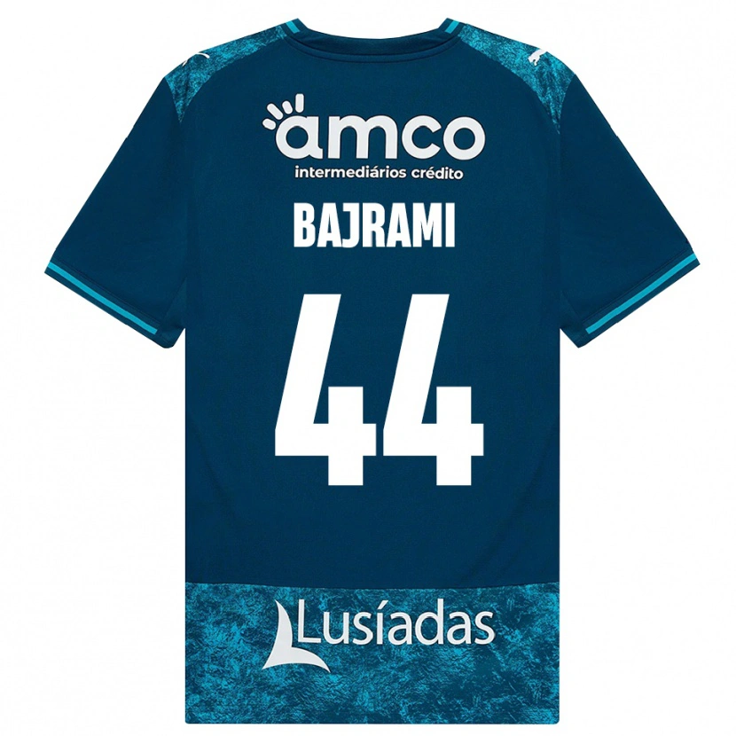 Danxen Niño Camiseta Adrian Bajrami #44 Grisardodarkslategray Turquesamedio 2ª Equipación 2026/27 La Camisa