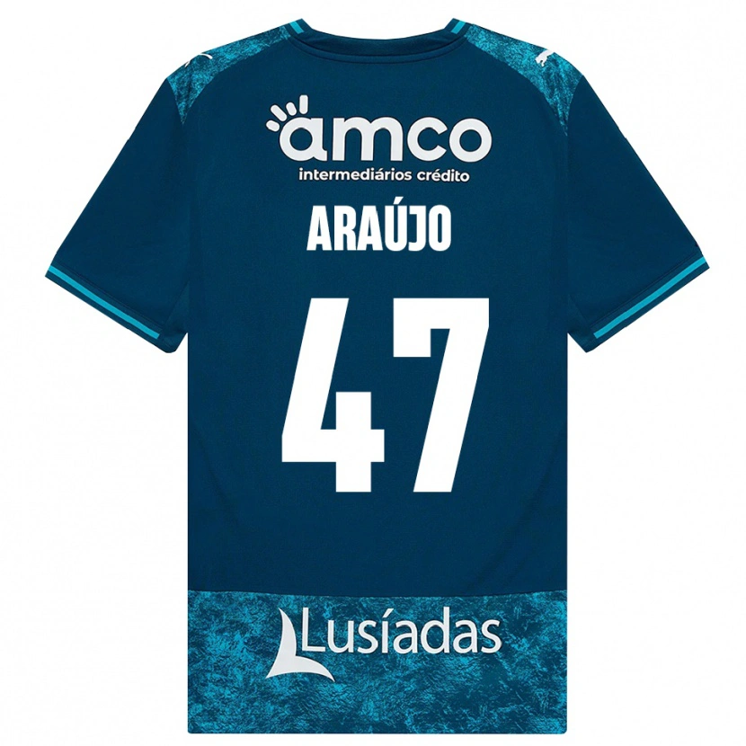 Danxen Niño Camiseta Matheus Araújo #47 Grisardodarkslategray Turquesamedio 2ª Equipación 2026/27 La Camisa