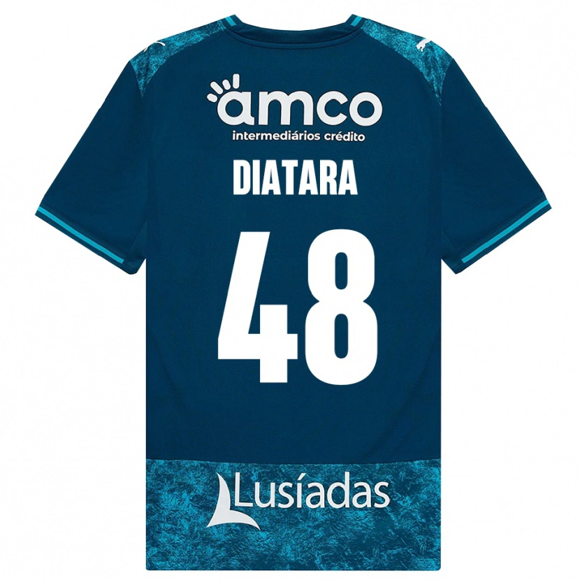 Danxen Niño Camiseta Samba Diatara #48 Grisardodarkslategray Turquesamedio 2ª Equipación 2026/27 La Camisa
