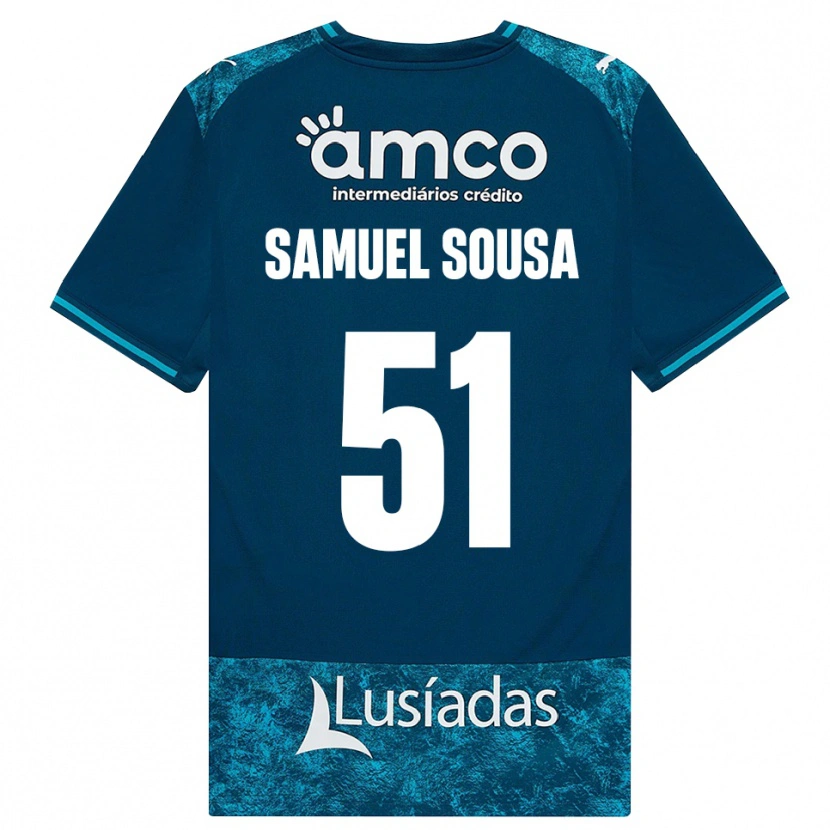 Danxen Niño Camiseta Samuel Sousa #51 Grisardodarkslategray Turquesamedio 2ª Equipación 2026/27 La Camisa