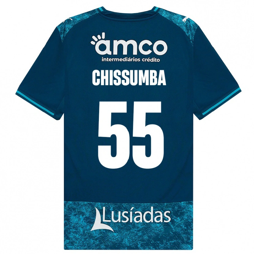 Danxen Niño Camiseta Chissumba #55 Grisardodarkslategray Turquesamedio 2ª Equipación 2026/27 La Camisa