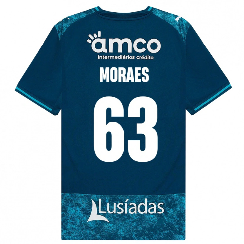 Danxen Niño Camiseta Guilherme Moraes #63 Grisardodarkslategray Turquesamedio 2ª Equipación 2026/27 La Camisa