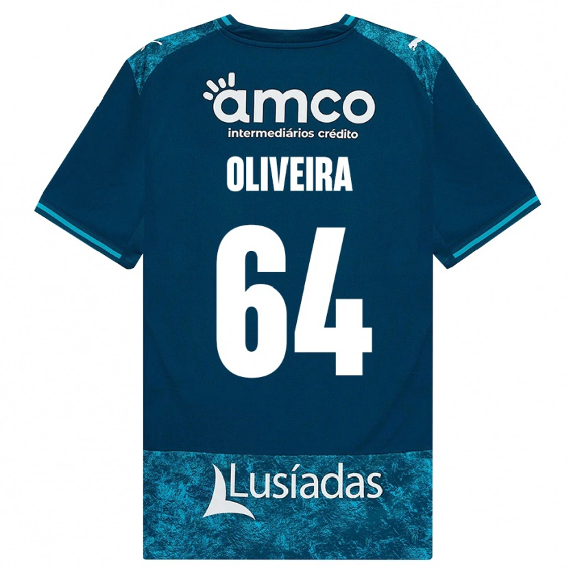 Danxen Niño Camiseta Lucas Oliveira #64 Grisardodarkslategray Turquesamedio 2ª Equipación 2026/27 La Camisa