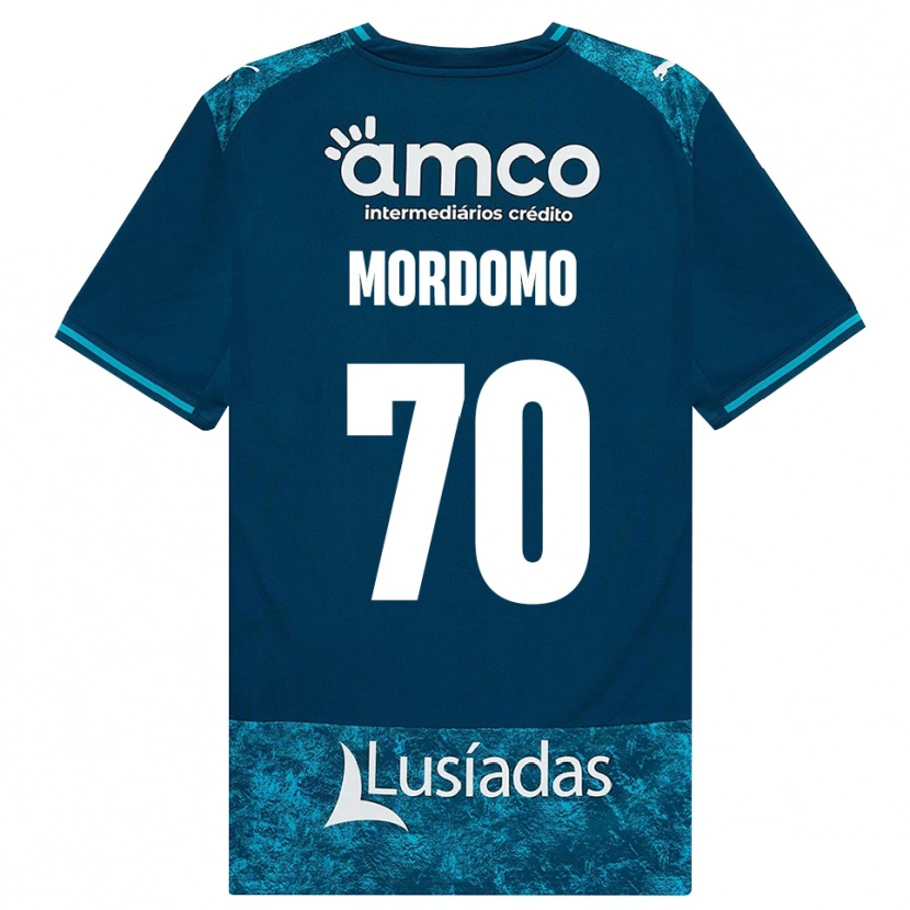 Danxen Niño Camiseta Mordomo #70 Grisardodarkslategray Turquesamedio 2ª Equipación 2026/27 La Camisa