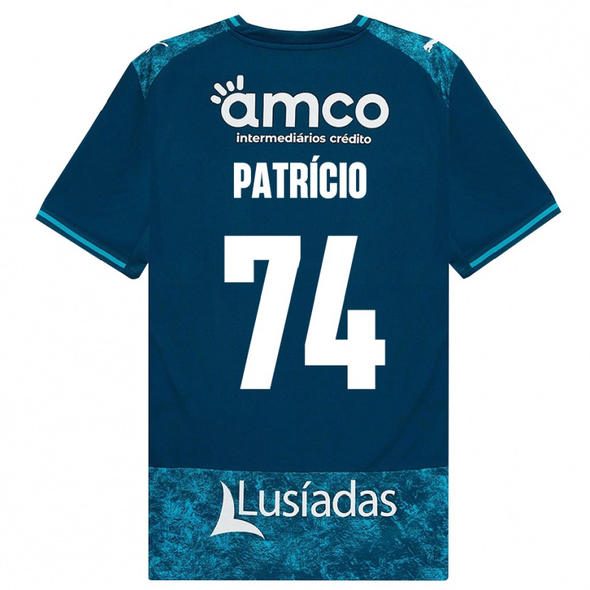 Danxen Niño Camiseta Nuno Patrício #74 Grisardodarkslategray Turquesamedio 2ª Equipación 2026/27 La Camisa