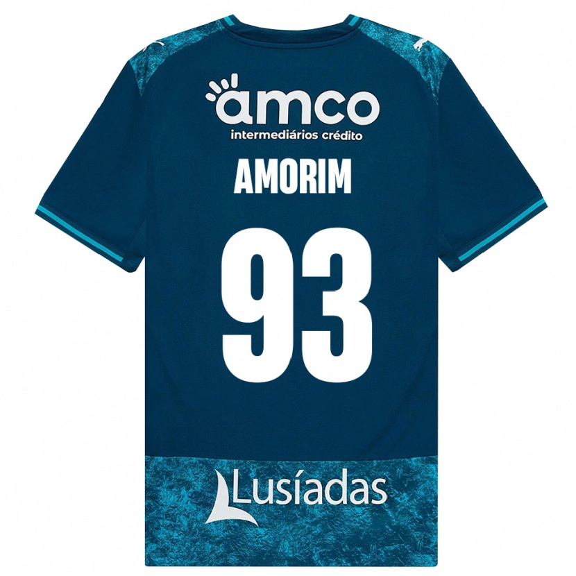 Danxen Niño Camiseta Renato Amorim #93 Grisardodarkslategray Turquesamedio 2ª Equipación 2026/27 La Camisa
