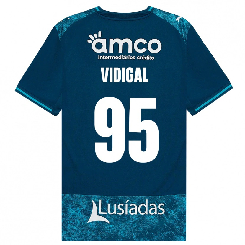 Danxen Niño Camiseta Sandro Vidigal #95 Grisardodarkslategray Turquesamedio 2ª Equipación 2026/27 La Camisa