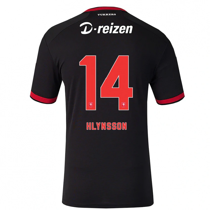 Danxen Niño Camiseta Kristian Hlynsson #14 Rojo Blanco Negro 2ª Equipación 2026/27 La Camisa