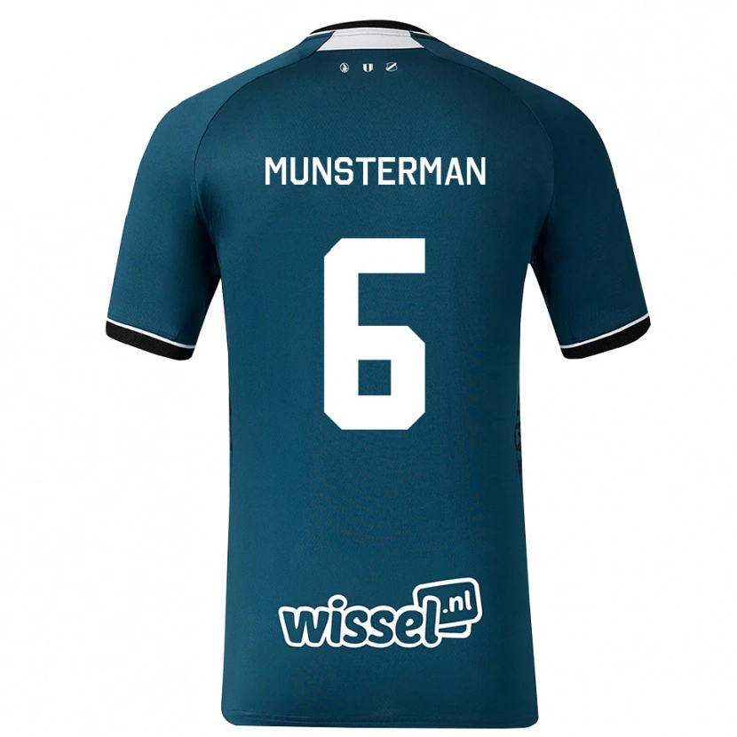 Danxen Niño Camiseta Marthe Munsterman #6 Grisardodarkslategray Blanco 2ª Equipación 2026/27 La Camisa