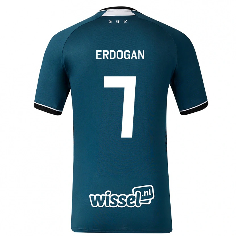 Danxen Niño Camiseta Talha Erdogan #7 Grisardodarkslategray Blanco 2ª Equipación 2026/27 La Camisa