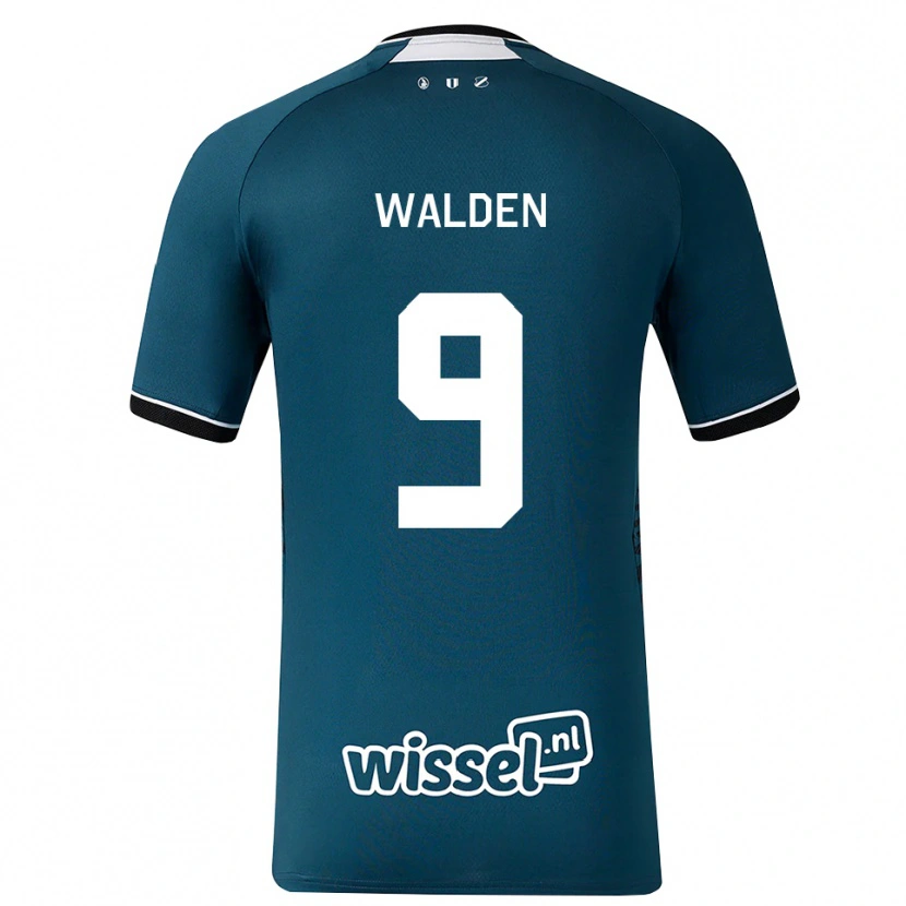 Danxen Niño Camiseta Kane Walden #9 Grisardodarkslategray Blanco 2ª Equipación 2026/27 La Camisa