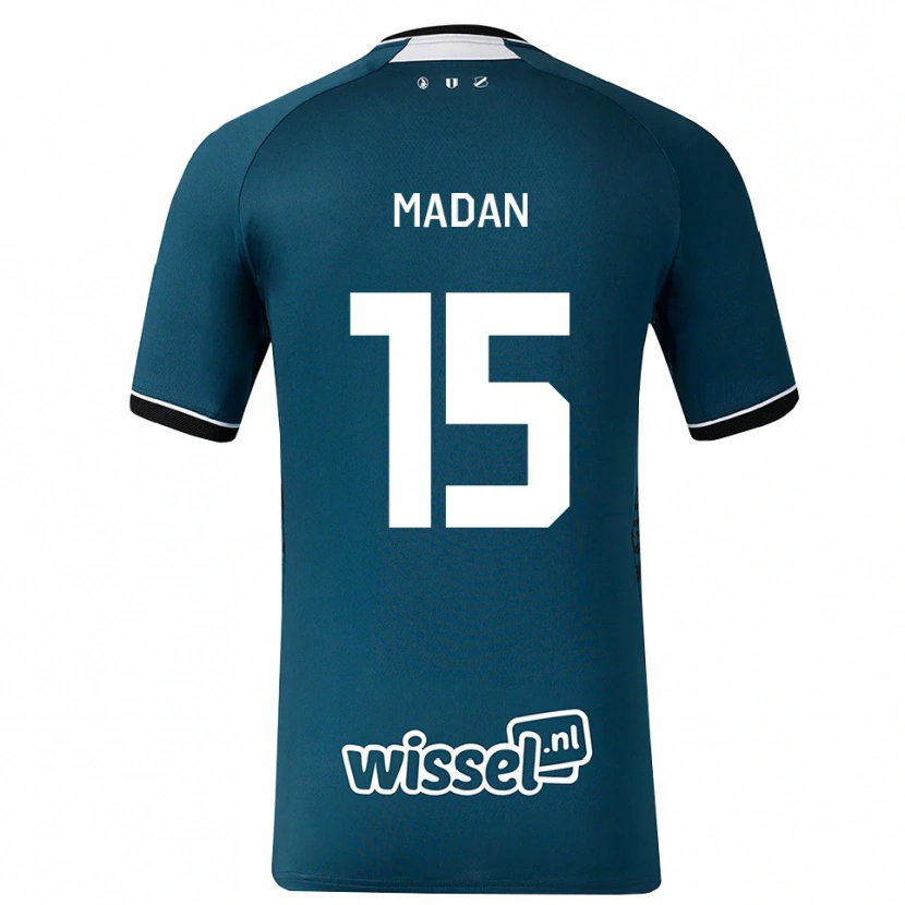 Danxen Niño Camiseta Semih Madan #15 Grisardodarkslategray Blanco 2ª Equipación 2026/27 La Camisa