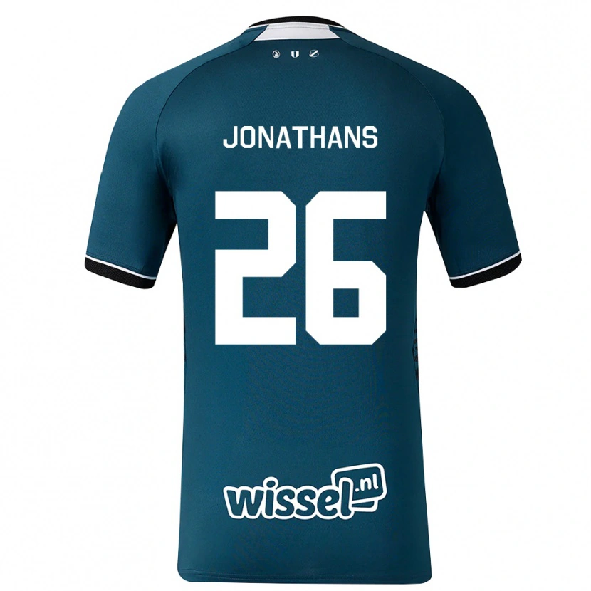 Danxen Niño Camiseta Miliano Jonathans #26 Grisardodarkslategray Blanco 2ª Equipación 2026/27 La Camisa