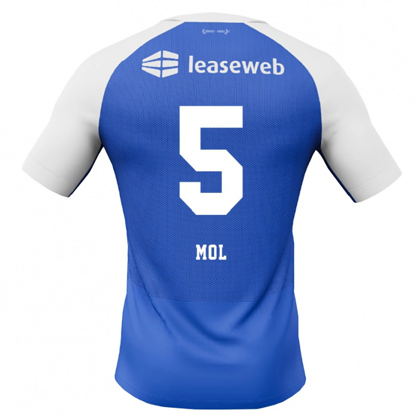 Danxen Niño Camiseta Camie Mol #5 Azuldodger Rojo Blanco 2ª Equipación 2026/27 La Camisa