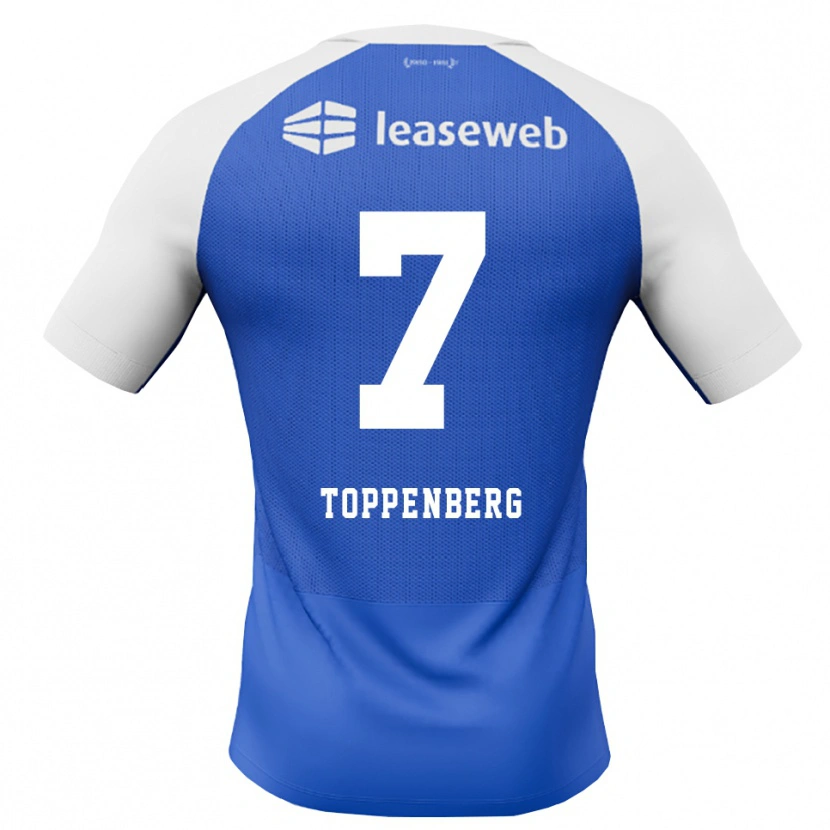 Danxen Niño Camiseta Kevin Toppenberg #7 Azuldodger Rojo Blanco 2ª Equipación 2026/27 La Camisa