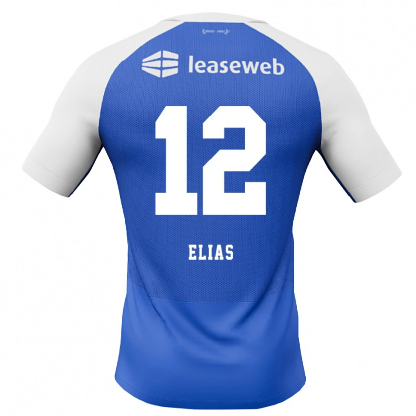 Danxen Niño Camiseta Janoa Elias #12 Azuldodger Rojo Blanco 2ª Equipación 2026/27 La Camisa