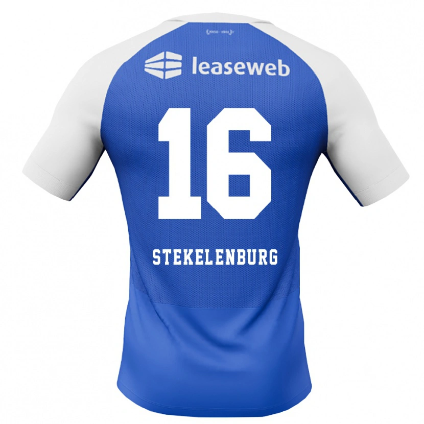 Danxen Niño Camiseta Sem Stekelenburg #16 Azuldodger Rojo Blanco 2ª Equipación 2026/27 La Camisa
