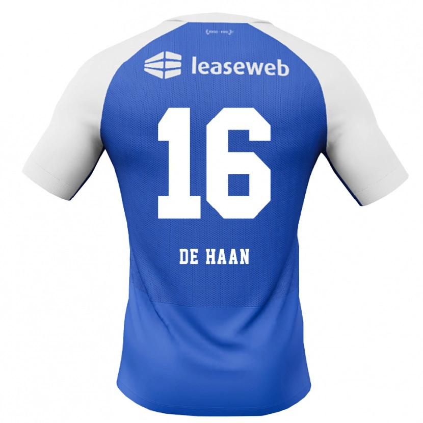 Danxen Niño Camiseta Ruben De Haan #16 Azuldodger Rojo Blanco 2ª Equipación 2026/27 La Camisa