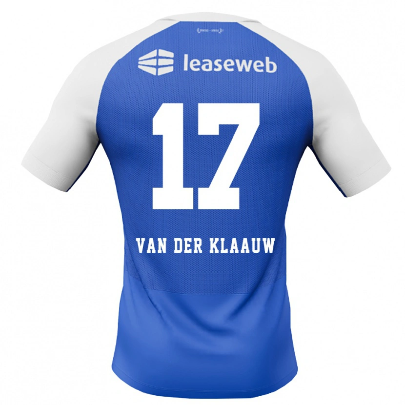 Danxen Niño Camiseta Deacon Van Der Klaauw #17 Azuldodger Rojo Blanco 2ª Equipación 2026/27 La Camisa