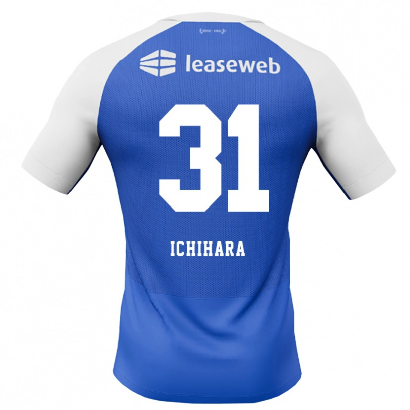 Danxen Niño Camiseta Rion Ichihara #31 Azuldodger Rojo Blanco 2ª Equipación 2026/27 La Camisa