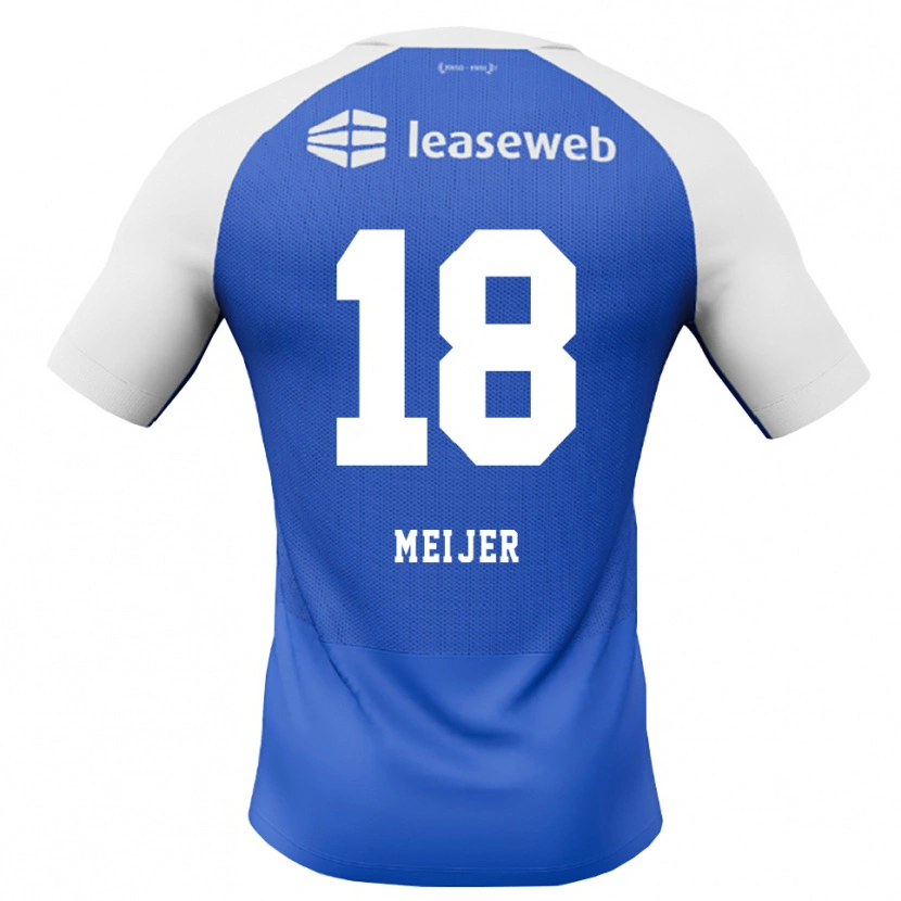 Danxen Niño Camiseta Noah Meijer #18 Azuldodger Rojo Blanco 2ª Equipación 2026/27 La Camisa