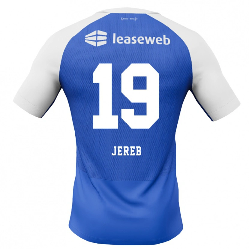 Danxen Niño Camiseta David Jereb #19 Azuldodger Rojo Blanco 2ª Equipación 2026/27 La Camisa