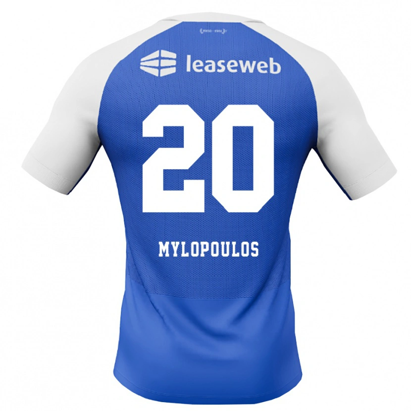 Danxen Niño Camiseta Marios Mylopoulos #20 Azuldodger Rojo Blanco 2ª Equipación 2026/27 La Camisa