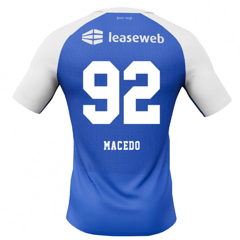 Danxen Niño Camiseta Rodrigo Macedo #92 Azuldodger Rojo Blanco 2ª Equipación 2026/27 La Camisa