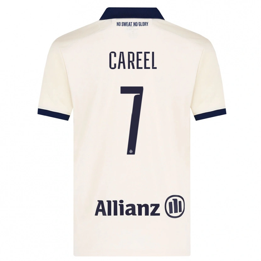 Danxen Niño Camiseta Oona Careel #7 Beige Negro 2ª Equipación 2026/27 La Camisa