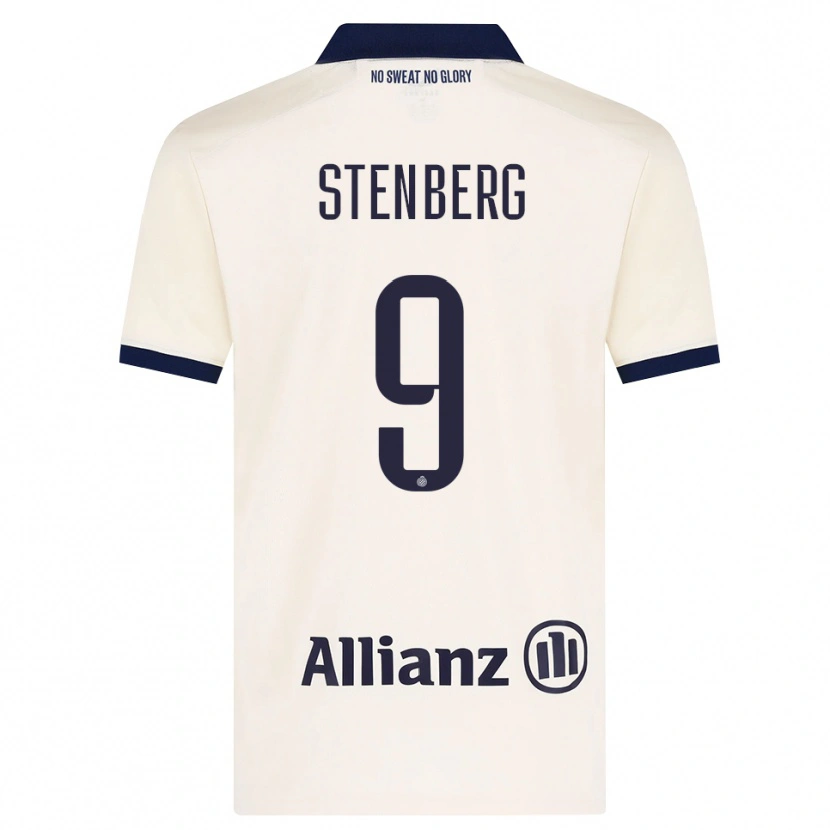 Danxen Niño Camiseta Hanna Stenberg #9 Beige Negro 2ª Equipación 2026/27 La Camisa