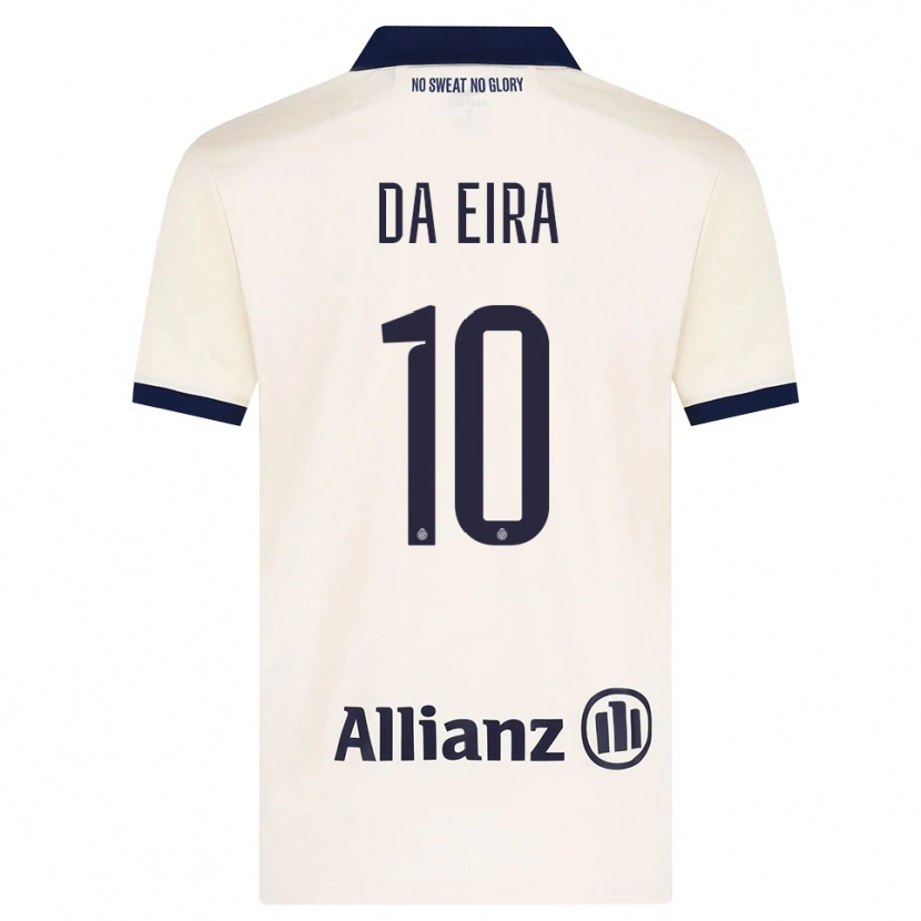 Danxen Niño Camiseta Stefanie Da Eira #10 Beige Negro 2ª Equipación 2026/27 La Camisa