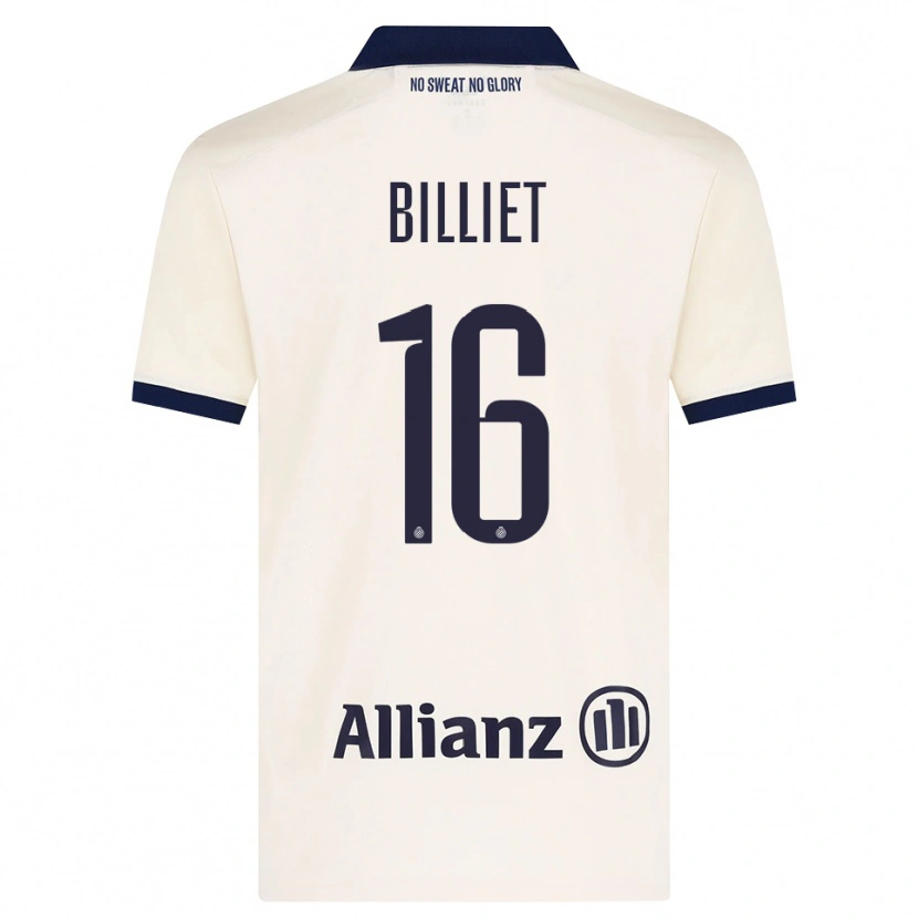 Danxen Niño Camiseta Jonah Billiet #16 Beige Negro 2ª Equipación 2026/27 La Camisa