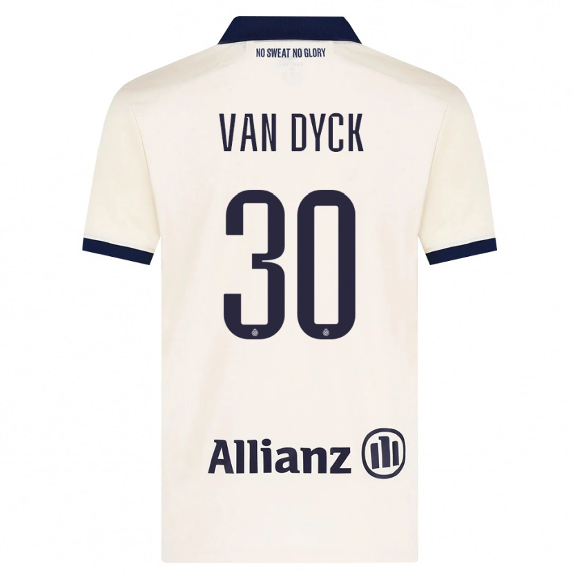 Danxen Niño Camiseta Nell Van Dyck #30 Beige Negro 2ª Equipación 2026/27 La Camisa