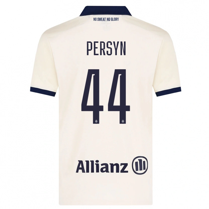 Danxen Niño Camiseta Noor Persyn #44 Beige Negro 2ª Equipación 2026/27 La Camisa