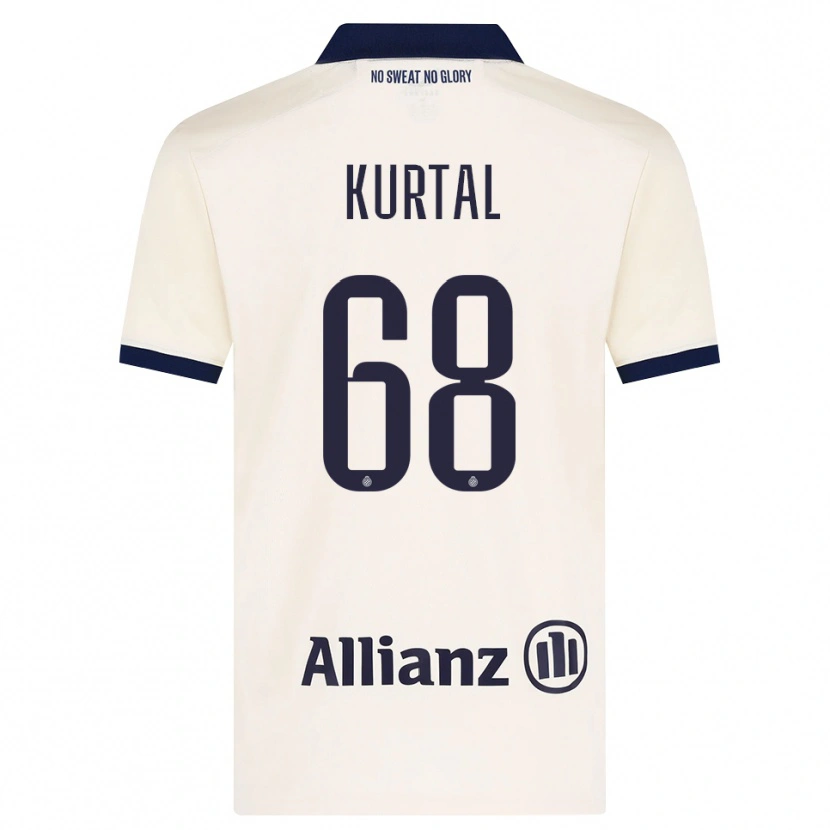 Danxen Niño Camiseta Utku Kurtal #68 Beige Negro 2ª Equipación 2026/27 La Camisa