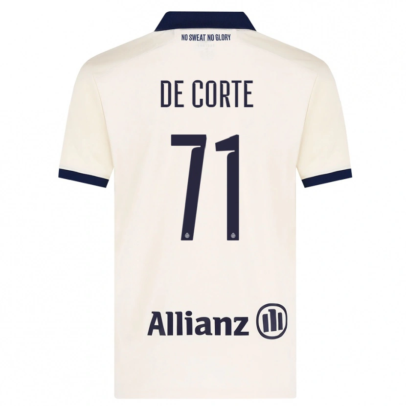 Danxen Niño Camiseta Axl De Corte #71 Beige Negro 2ª Equipación 2026/27 La Camisa
