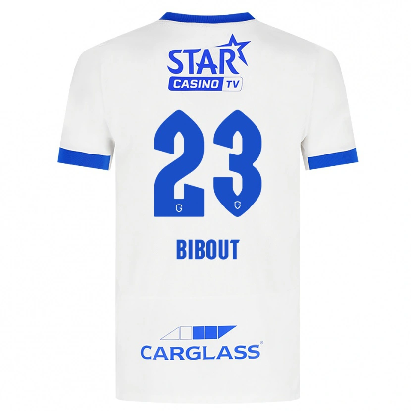 Danxen Niño Camiseta Aaron Bibout #23 Blanco Azul 2ª Equipación 2026/27 La Camisa