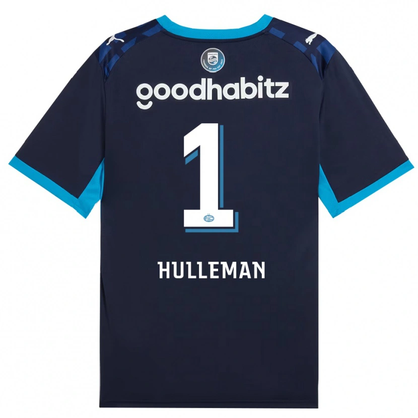 Danxen Niño Camiseta Daan Hulleman #1 Azuldodger Azulreal Equipación Tercera 2026/27 La Camisa