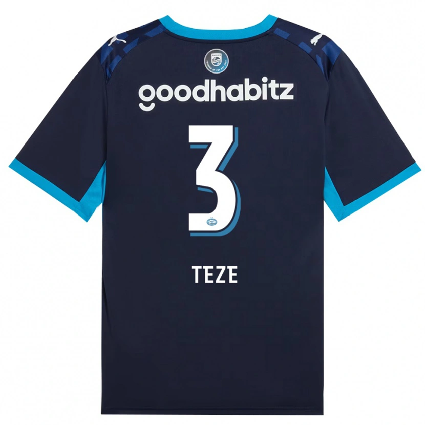 Danxen Niño Camiseta Jordan Teze #3 Azuldodger Azulreal Equipación Tercera 2026/27 La Camisa