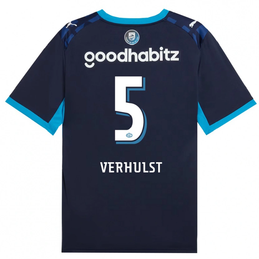 Danxen Niño Camiseta Gino Verhulst #5 Azuldodger Azulreal Equipación Tercera 2026/27 La Camisa