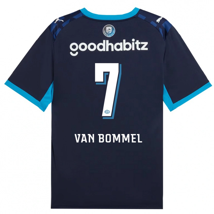Danxen Niño Camiseta Ruben Van Bommel #7 Azuldodger Azulreal Equipación Tercera 2026/27 La Camisa