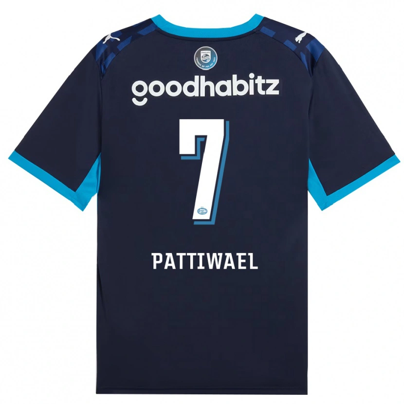 Danxen Niño Camiseta Naomi Pattiwael #7 Azuldodger Azulreal Equipación Tercera 2026/27 La Camisa