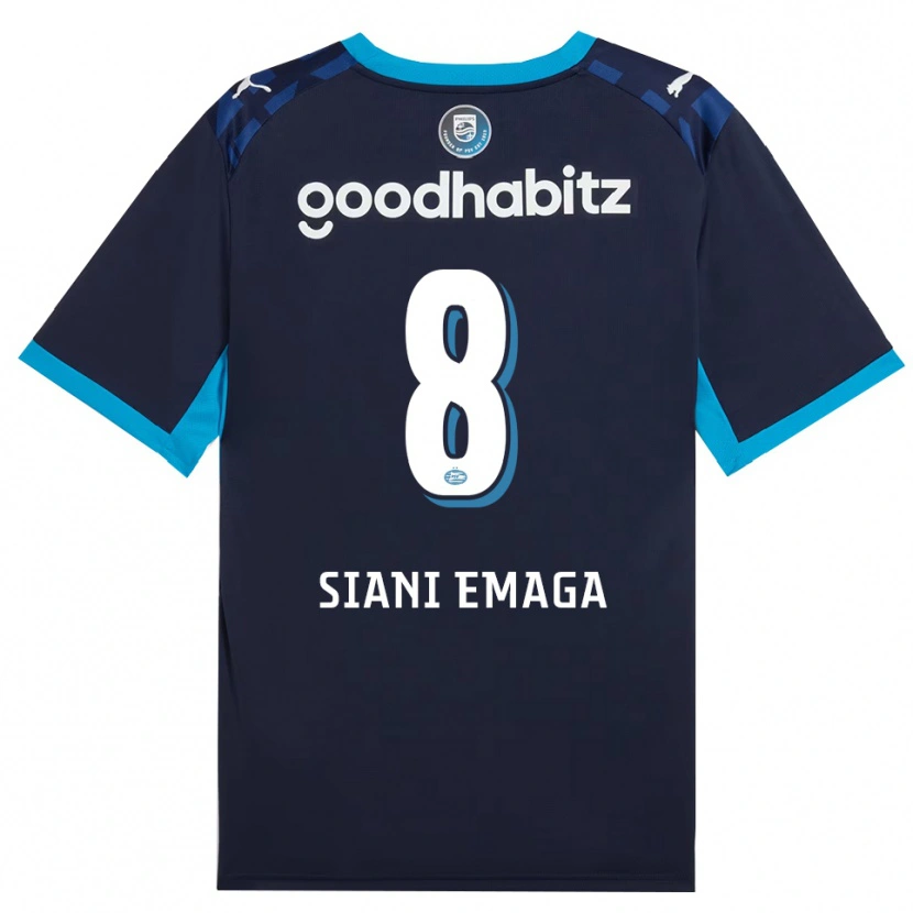Danxen Niño Camiseta Ezechiel Siani Emaga #8 Azuldodger Azulreal Equipación Tercera 2026/27 La Camisa