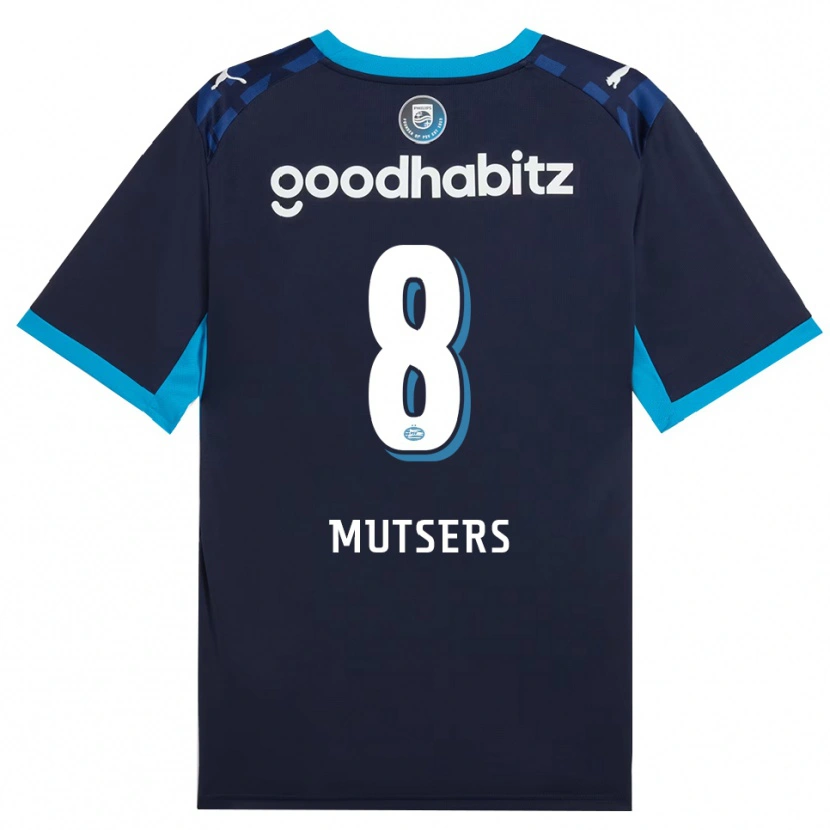 Danxen Niño Camiseta Milan Mutsers #8 Azuldodger Azulreal Equipación Tercera 2026/27 La Camisa