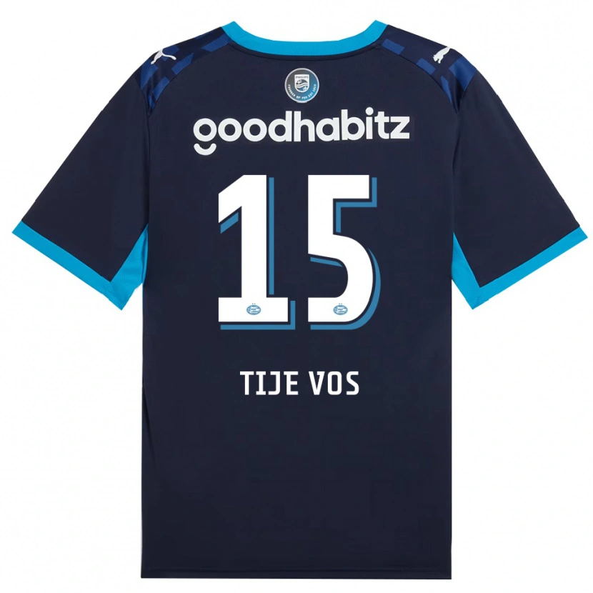 Danxen Niño Camiseta Tije Vos #15 Azuldodger Azulreal Equipación Tercera 2026/27 La Camisa