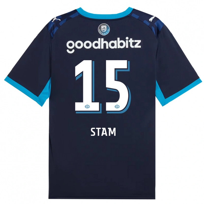 Danxen Niño Camiseta Dyran Stam #15 Azuldodger Azulreal Equipación Tercera 2026/27 La Camisa