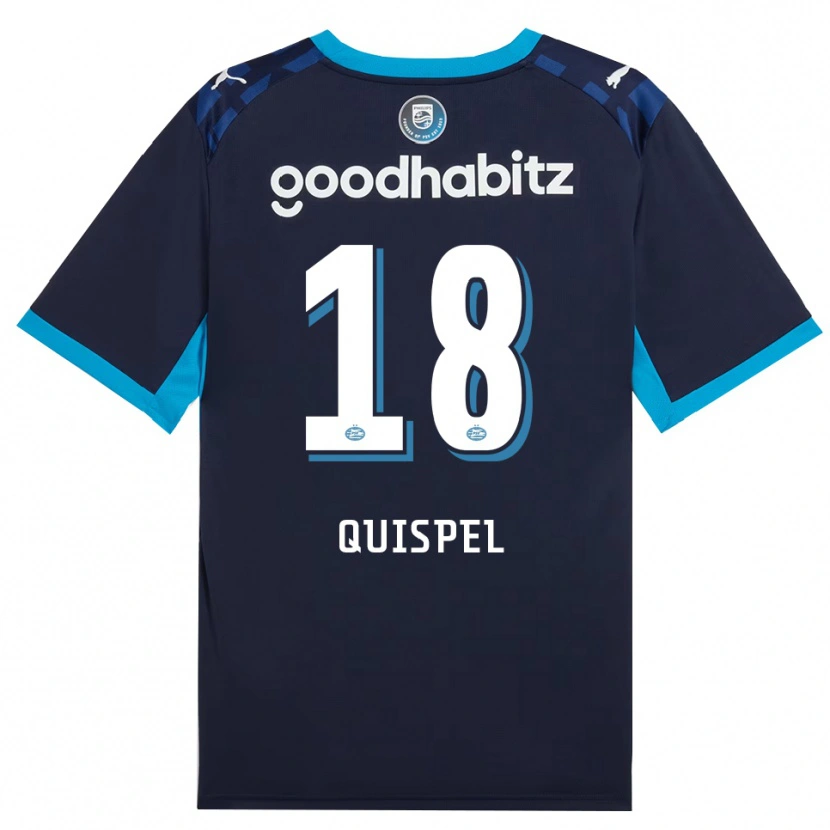 Danxen Niño Camiseta Peter Quispel #18 Azuldodger Azulreal Equipación Tercera 2026/27 La Camisa