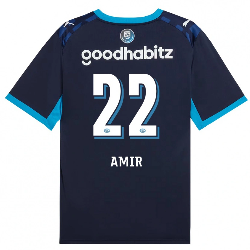 Danxen Niño Camiseta Amir Al-Anany #22 Azuldodger Azulreal Equipación Tercera 2026/27 La Camisa