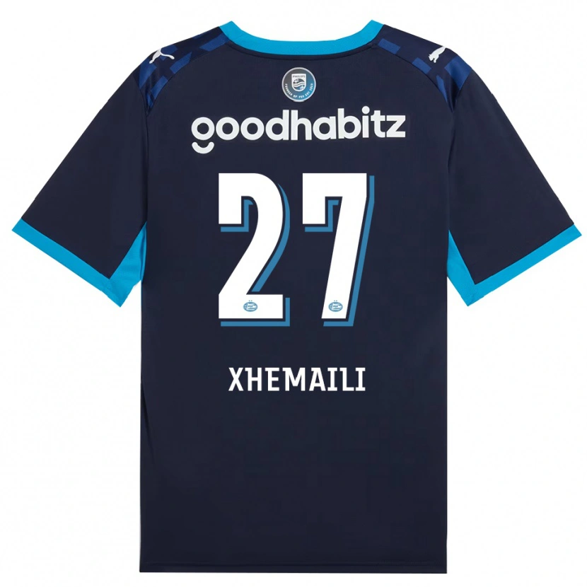Danxen Niño Camiseta Riola Xhemaili #27 Azuldodger Azulreal Equipación Tercera 2026/27 La Camisa