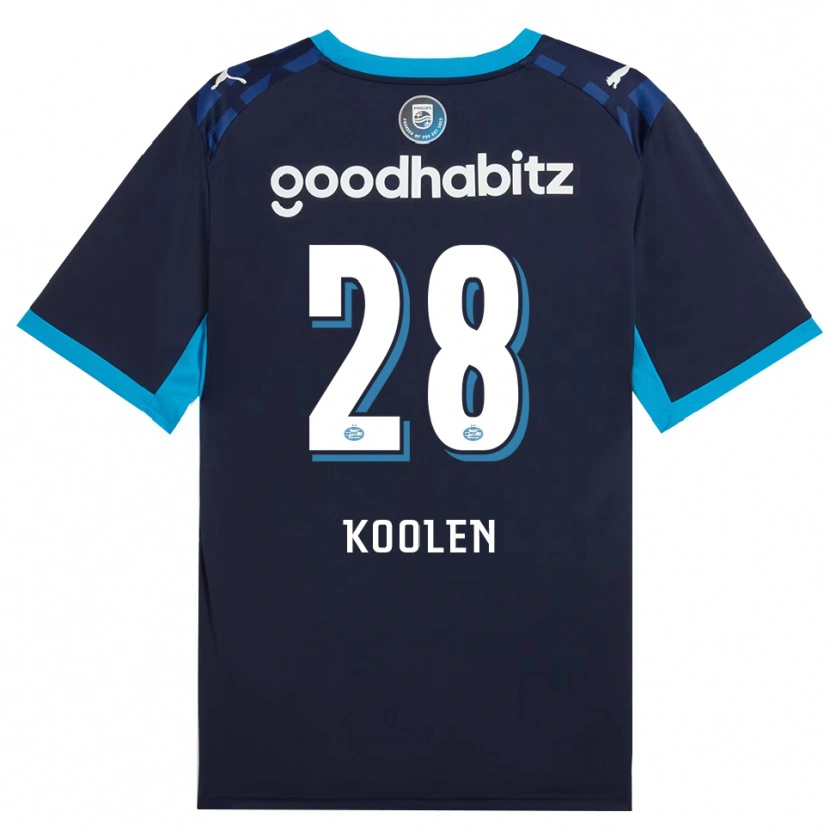 Danxen Niño Camiseta Lars Koolen #28 Azuldodger Azulreal Equipación Tercera 2026/27 La Camisa